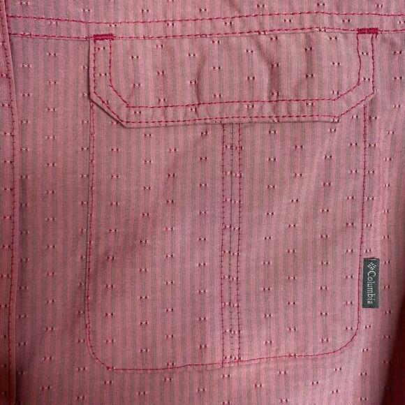 Columbia Omni-Wick Advanced Evaporation Textured Pattern Performance Button-Up L - Picture 6 of 12